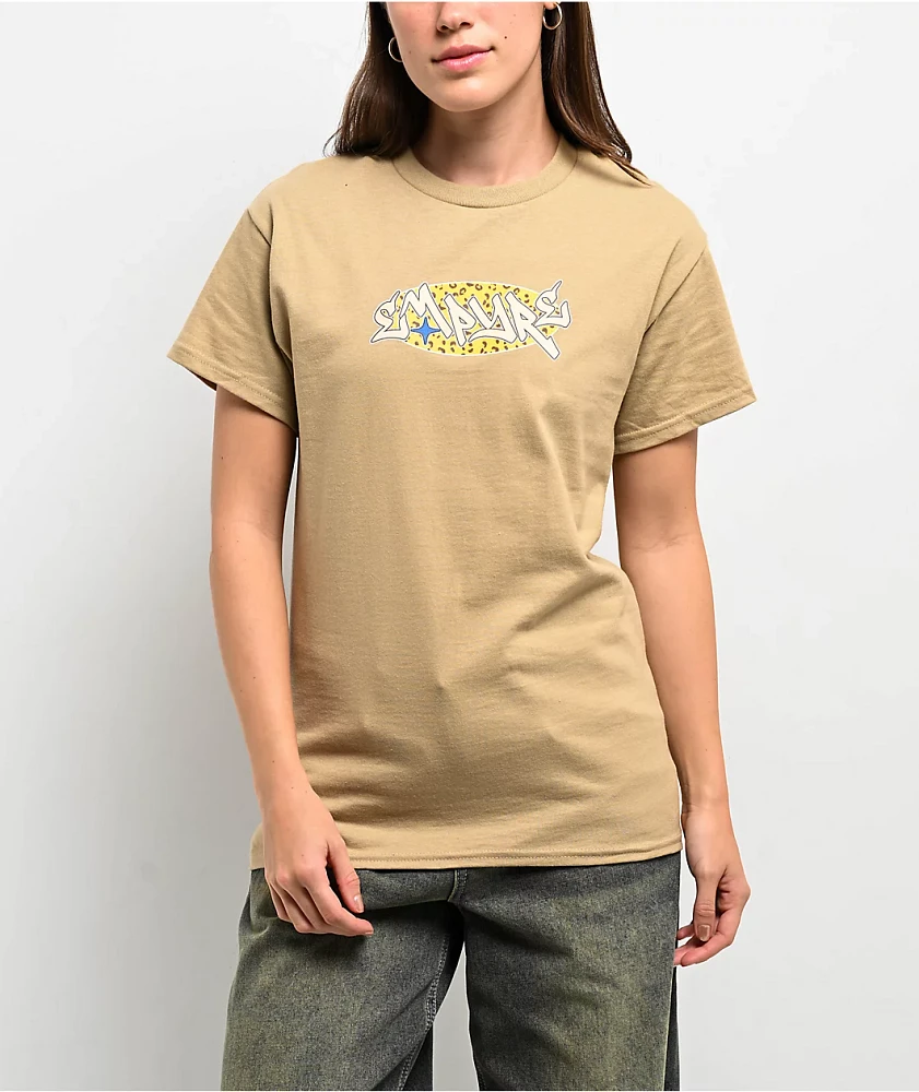 Empyre Leopard Logo Tan T-Shirt