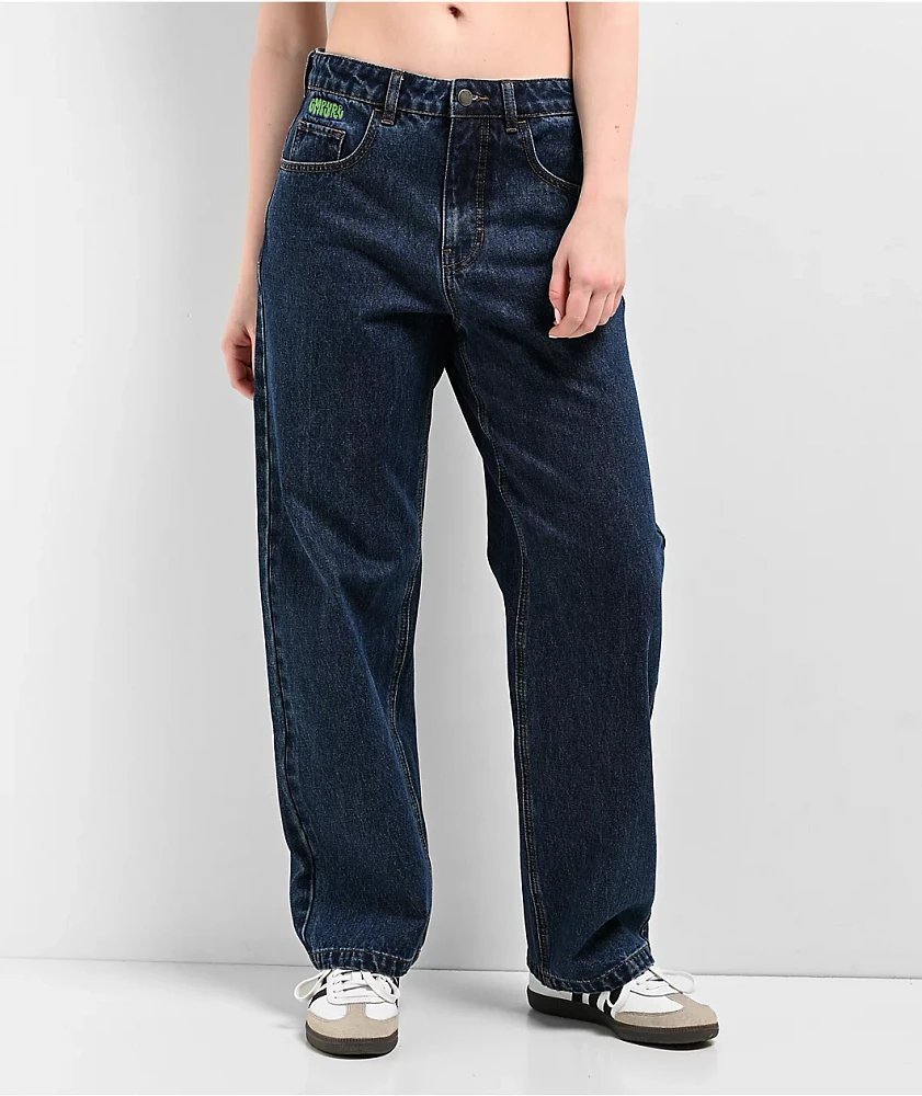 Empyre Loiter Blue Straight Leg Jeans