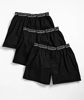 Empyre Loose 3 Pack Black Boxers