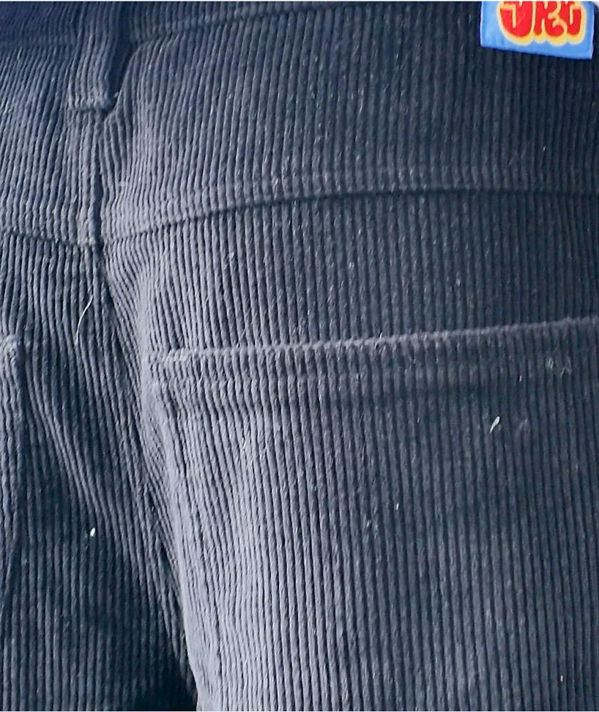 Empyre Loose Fit Black Corduroy Skate Pants