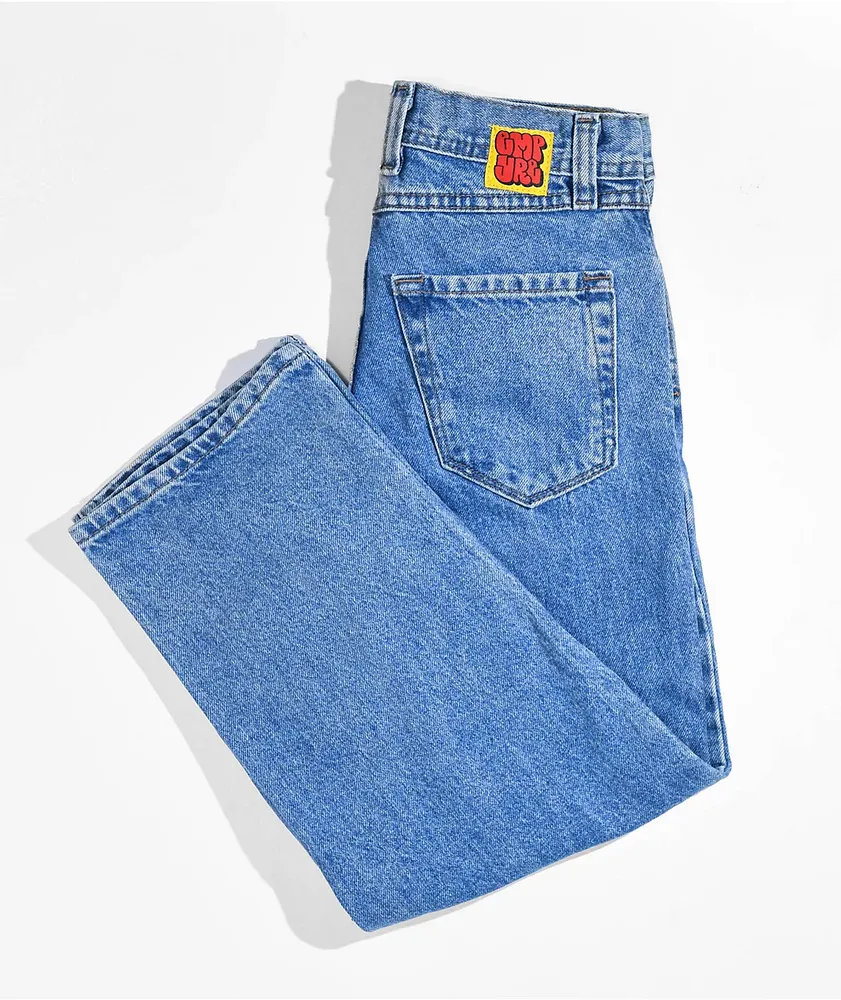 Empyre Loose Fit Blue Denim Skate Pants