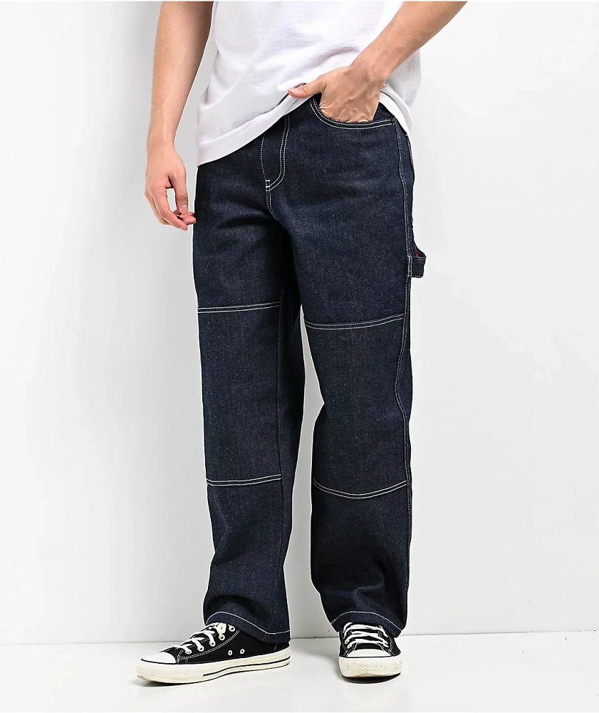 Empyre Loose Fit Painter Dark Blue Skate Jeans