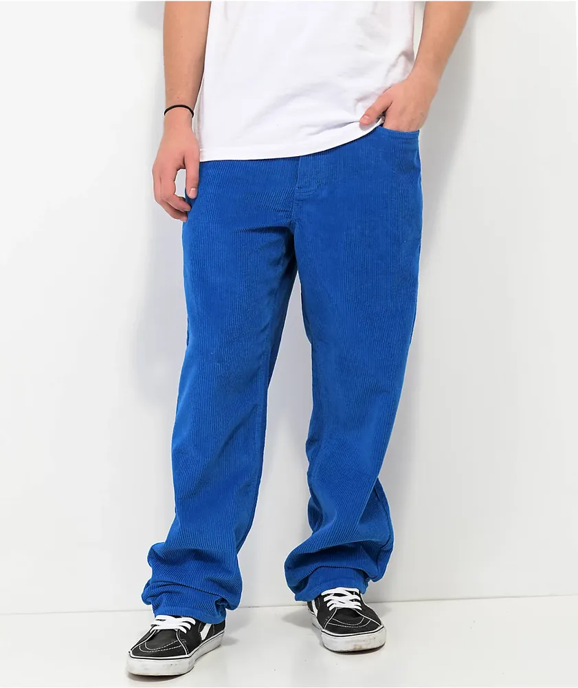 Empyre Loose Fit SK8 Corduroy Light Blue Skate Pants