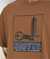 Empyre Loose Screw Brown & Cream 2fer Long Sleeve T-Shirt
