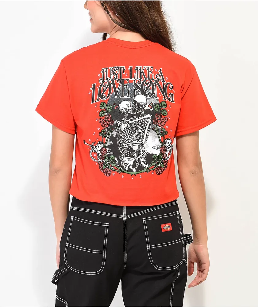 Empyre Love Song Red Crop T-Shirt