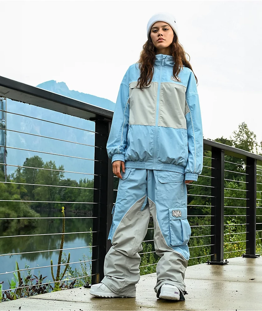 Empyre Lucky Duck 10K Blue & Grey Snowboard Pants