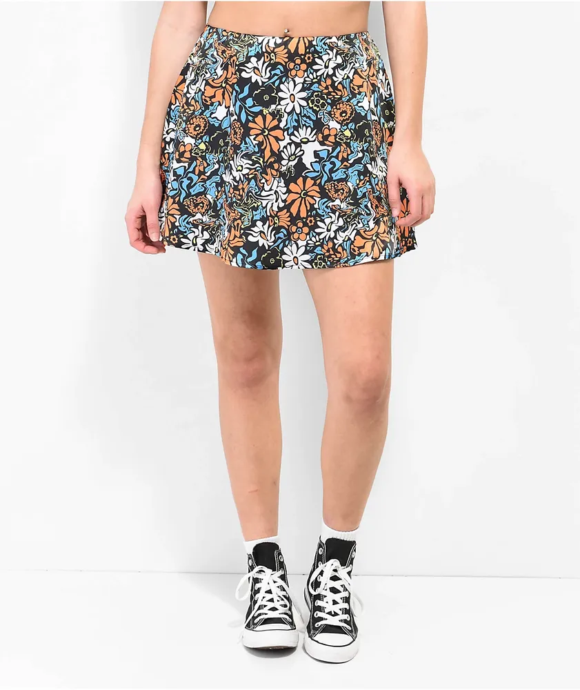 Empyre Maggie Floral Satin Skirt