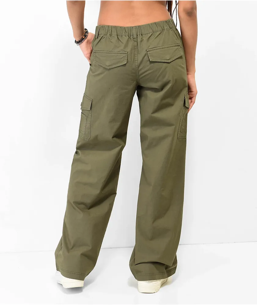 Empyre Maisie Grape Leaf Lowrise Cargo Pants