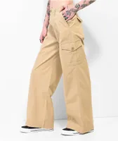 Empyre Maisie Incense Low Rise Brown Cargo Pants