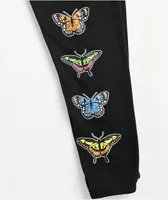 Empyre Meleah Butterfly Black Jogger Sweatpants