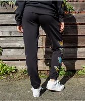 Empyre Meleah Butterfly Black Jogger Sweatpants