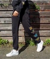 Empyre Meleah Butterfly Black Jogger Sweatpants