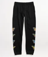 Empyre Meleah Butterfly Black Jogger Sweatpants