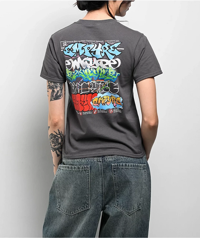 Empyre Metro Zoomin Charcoal T-Shirt