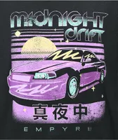 Empyre Midnight Drift Black Long Sleeve T-Shirt