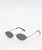 Empyre Miller Black & Gold Sunglasses