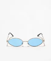 Empyre Miller Blue Oval Sunglasses