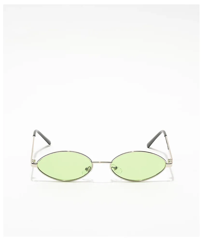 Empyre Miller Slim Round Green Sunglasses