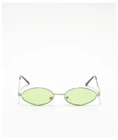 Empyre Miller Slim Round Green Sunglasses