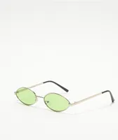 Empyre Miller Slim Round Green Sunglasses