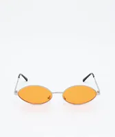 Empyre Miller Slim Round Orange Sunglasses