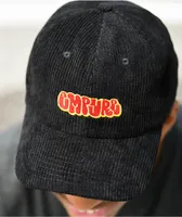 Empyre Mitra Black Corduroy Strapback Hat