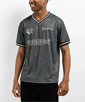 Empyre Moat Black & Grey Soccer Jersey