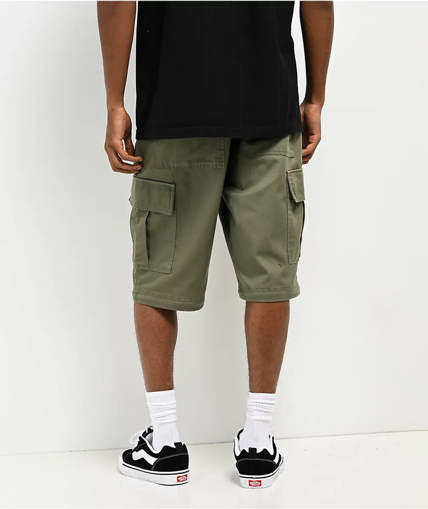 Empyre Olive Zip Off Cargo Skate Pants