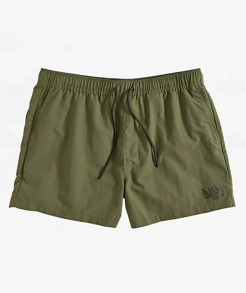 Empyre Ollie Dark Green Board Shorts