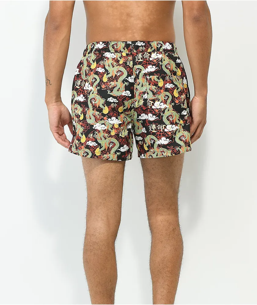 Empyre Ollie Dragon Black Board Shorts