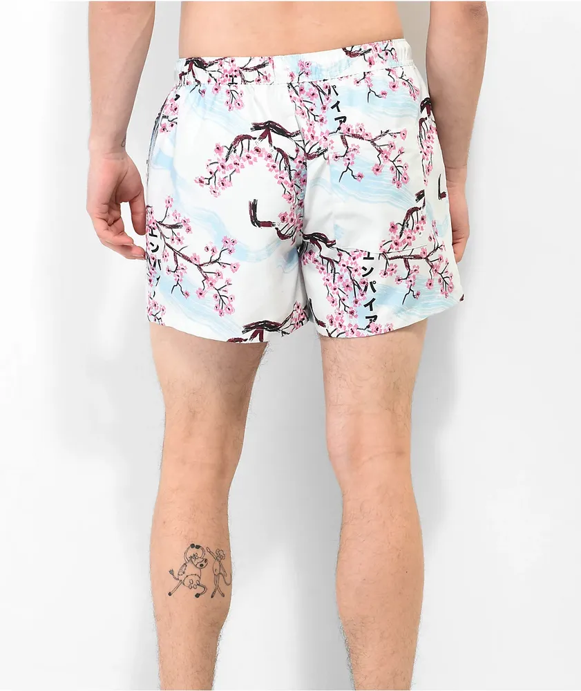 Empyre Ollie Floral Off White Board Shorts