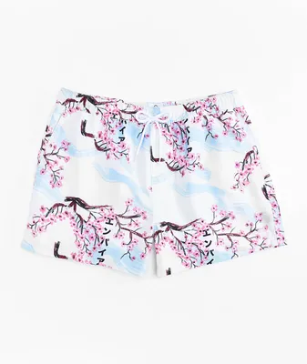 Empyre Ollie Floral Off White Board Shorts