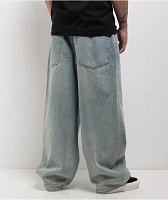 Empyre Ollie Light Blue Wash Ultra Wide Skate Jeans