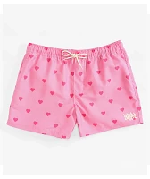 Empyre Ollie Pink Hearts Board Shorts