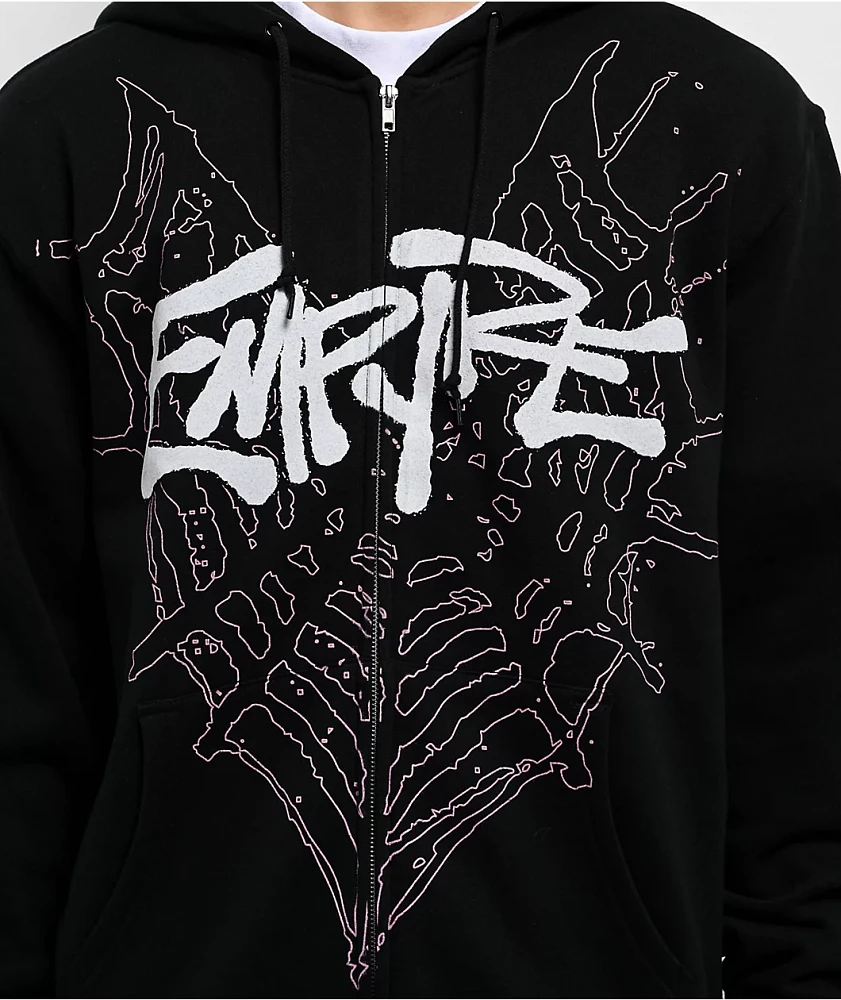 Empyre On My Mind Black Zip Hoodie