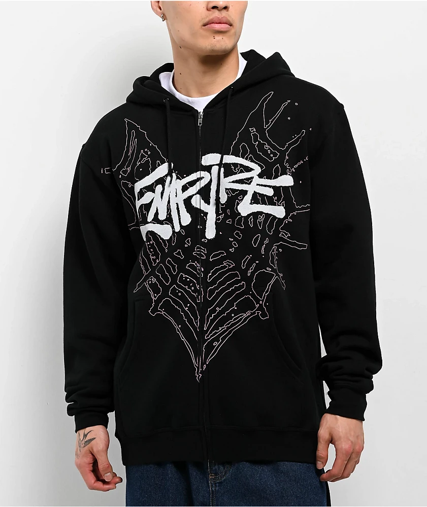 Empyre On My Mind Black Zip Hoodie