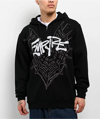 Empyre On My Mind Black Zip Hoodie