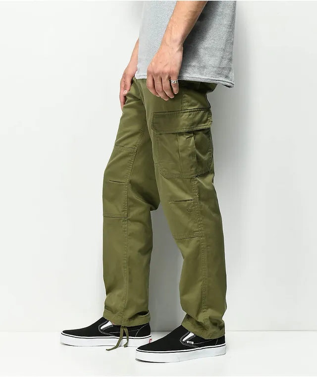 Empyre Canopy Olive Green Cargo Parachute Pants