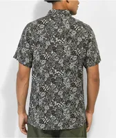 Empyre Overgrown Short Sleeve Black Button Up Shirt