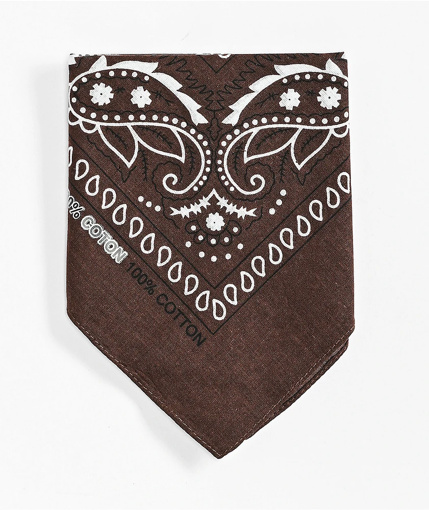 Empyre Paisley Brown Bandana