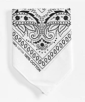 Empyre Paisley White Bandana