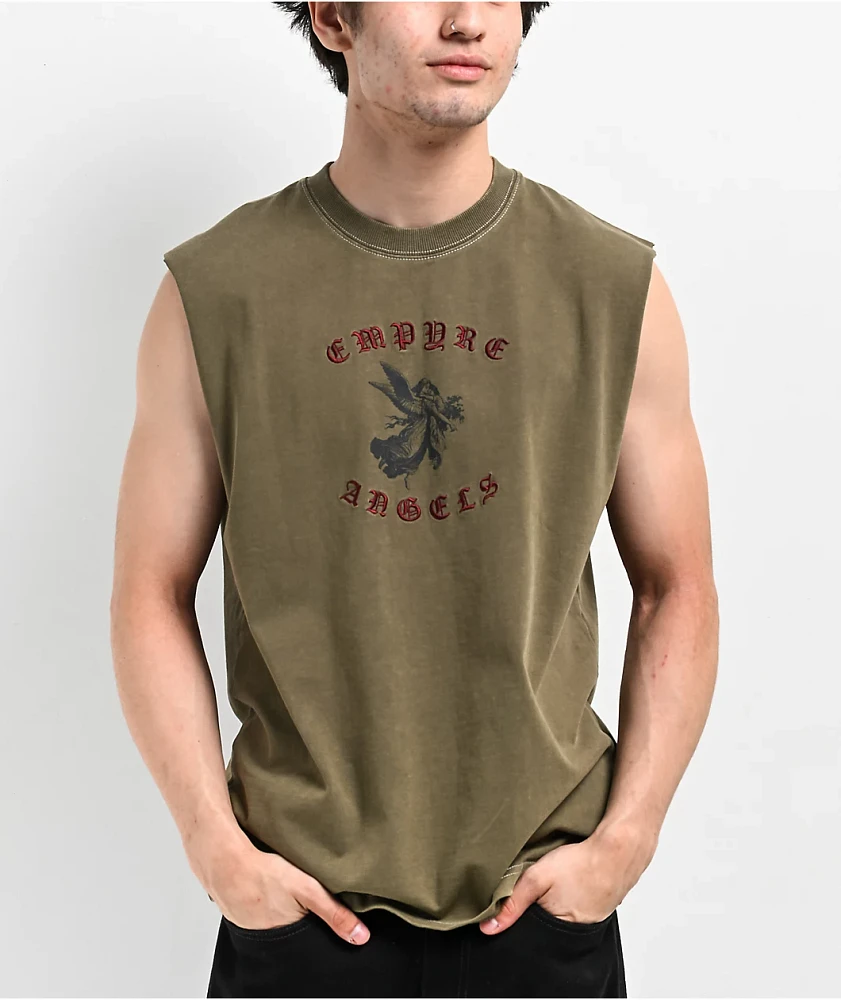 Empyre Pandora Olive Tank Top