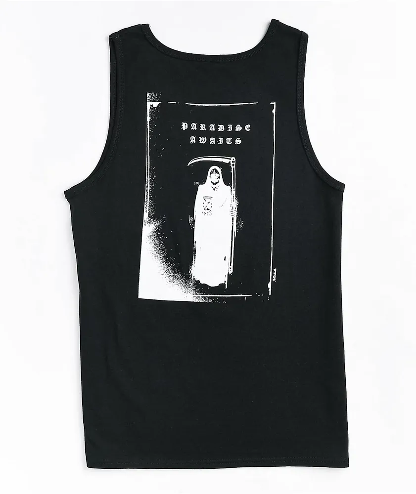 Empyre Paradise Awaits Black Tank Top