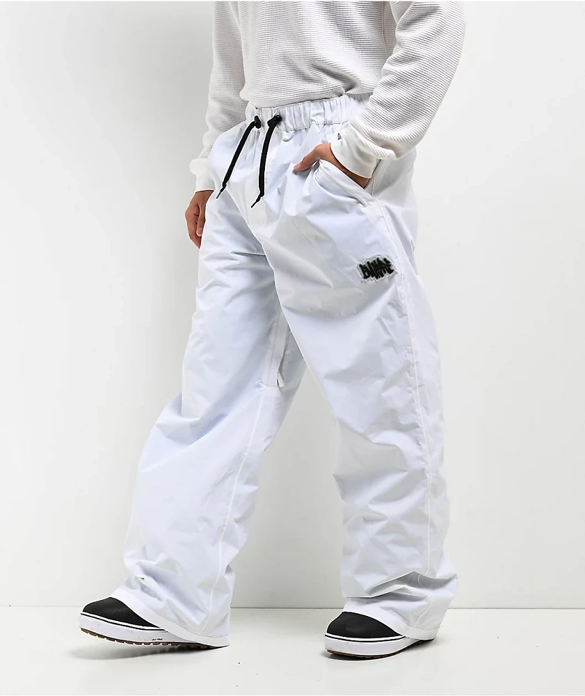 Empyre Park Bright White 10K Snowboard Pants 2025