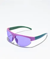 Empyre Parker Purple Shield Sunglasses