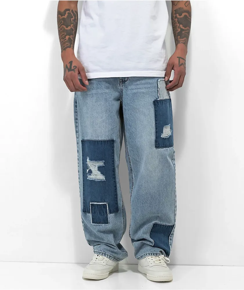 Empyre Loose Fit Brown Wash Denim Skate Jeans