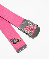 Empyre Pick Up Pink Web Belt