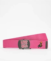 Empyre Pick Up Pink Web Belt