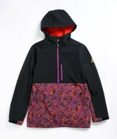 Empyre Pine Spotted Black & Purple 10K Snowboard Jacket