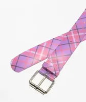 Empyre Pink Plaid Belt